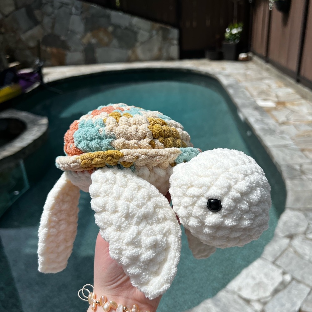 Handmade Crochet Turtle Plushies